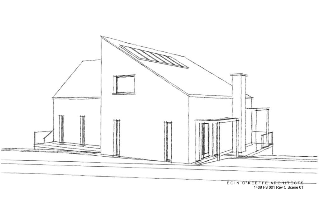 New House 3D | Rathcormac | Rural Site | Eoin O'Keeffe Architects