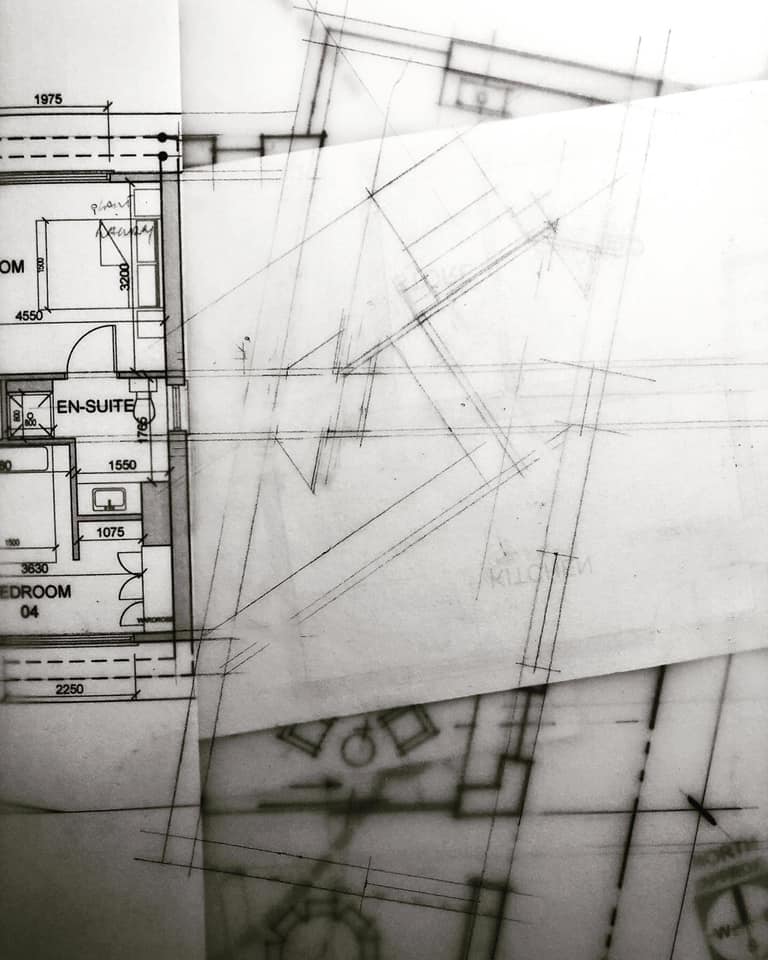 House Extension Design Development | Floor Plan | Sketch Design | Hand Drawing 002 | Eoin O'Keeffe Architects